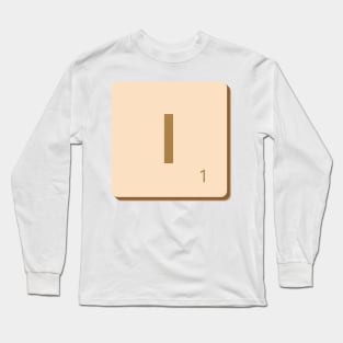 Wooden Tile - I Long Sleeve T-Shirt